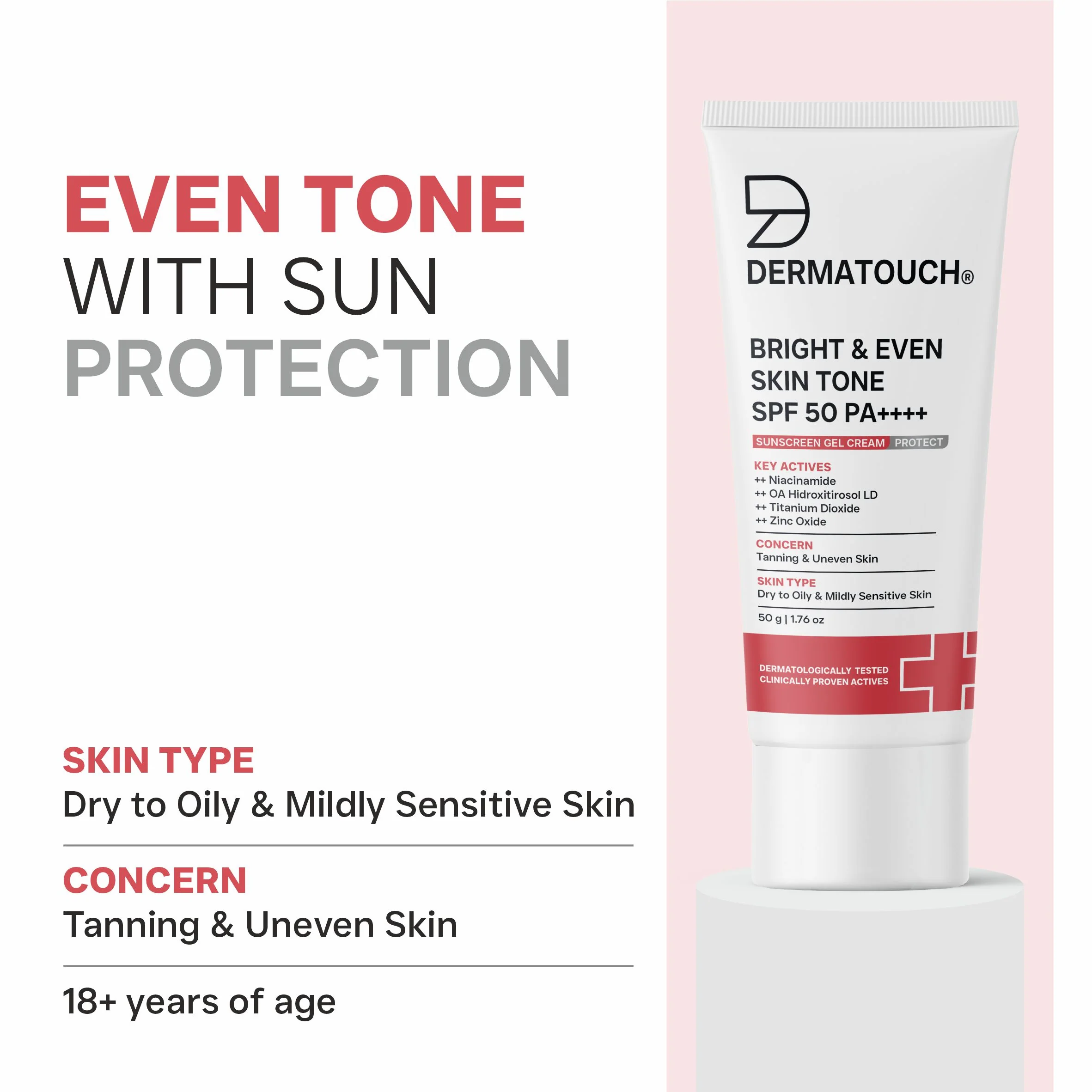 Bright & Even Skin Tone Sunscreen SPF 50 PA++++ 50g - Image 3