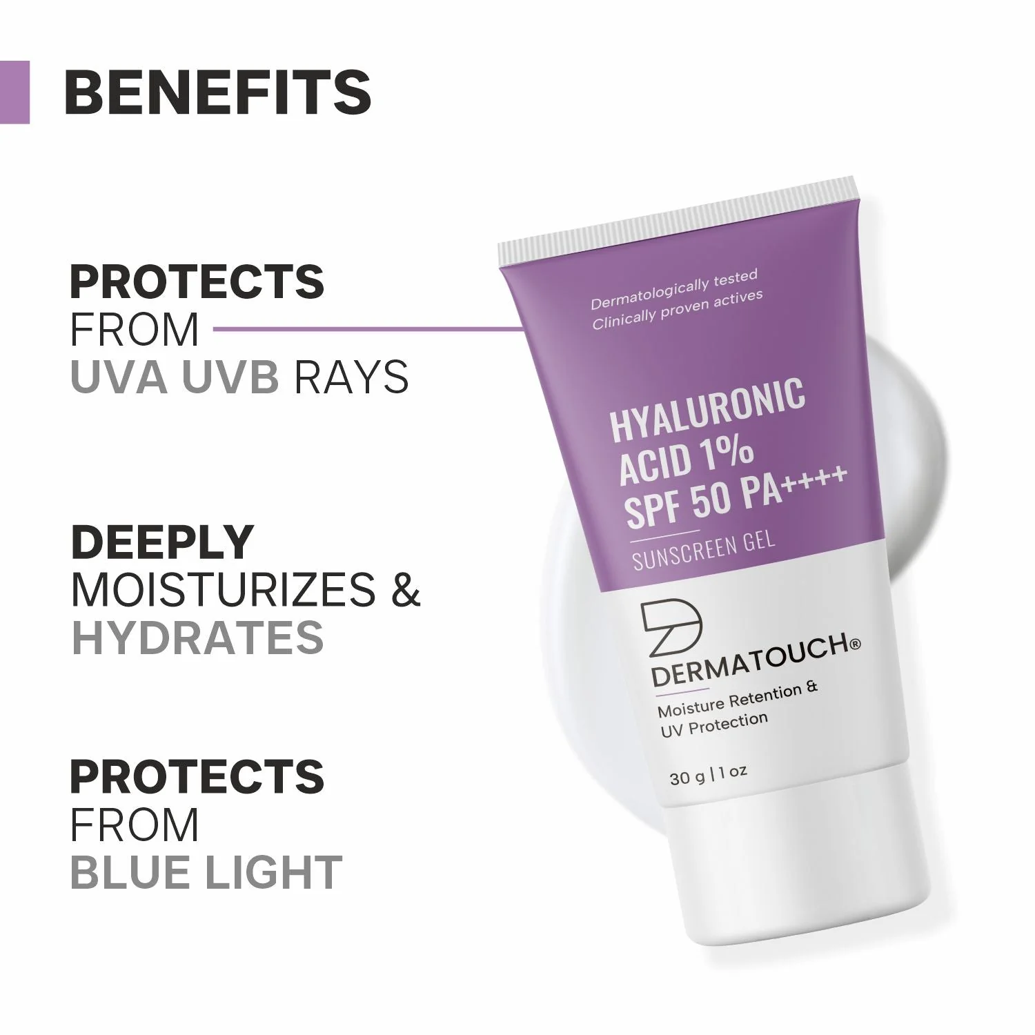 Hyaluronic Acid 1% Sunscreen 30g Each PO3 - Image 2