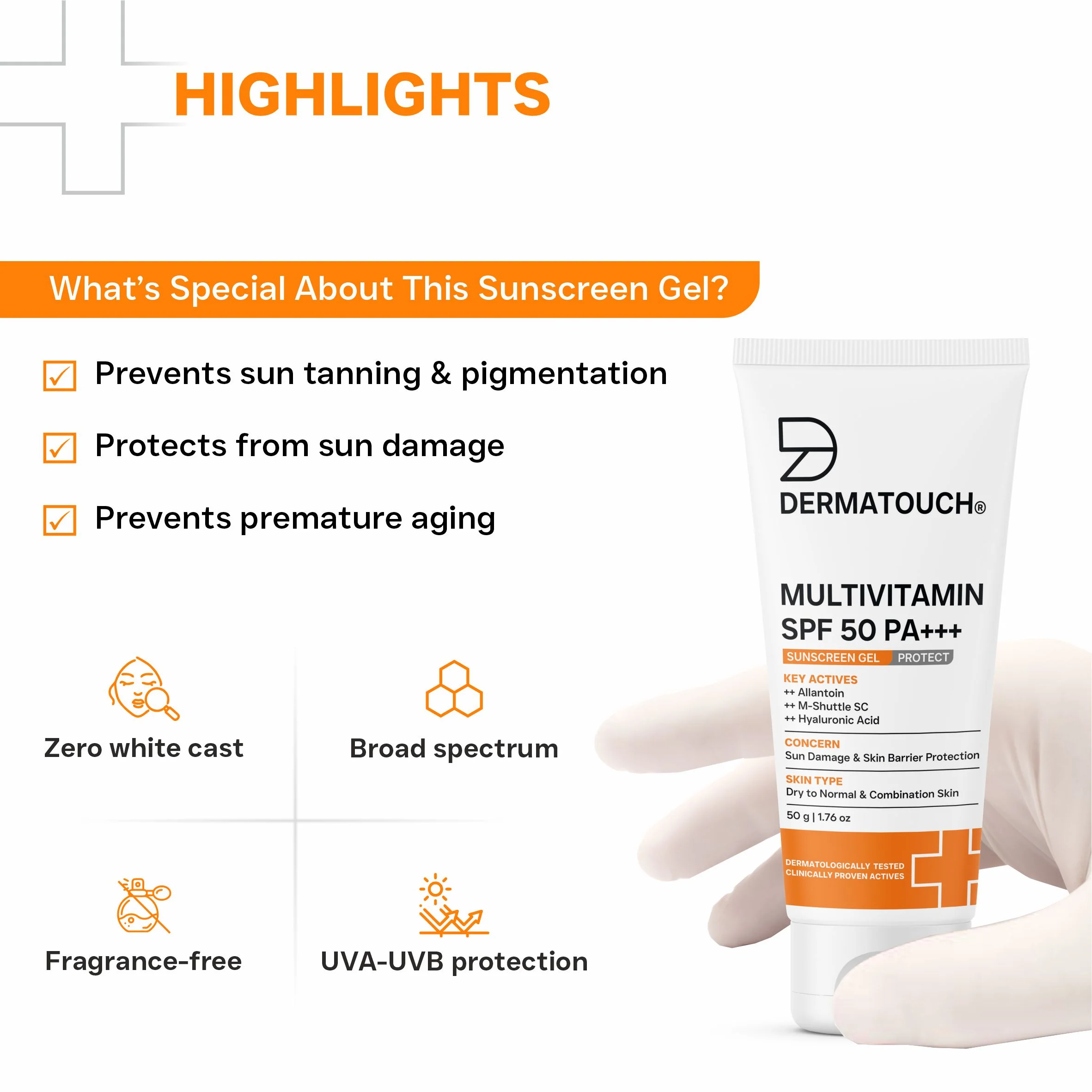 Multivitamin SPF 50 PA+++ Sunscreen Gel Value Pack - Image 7