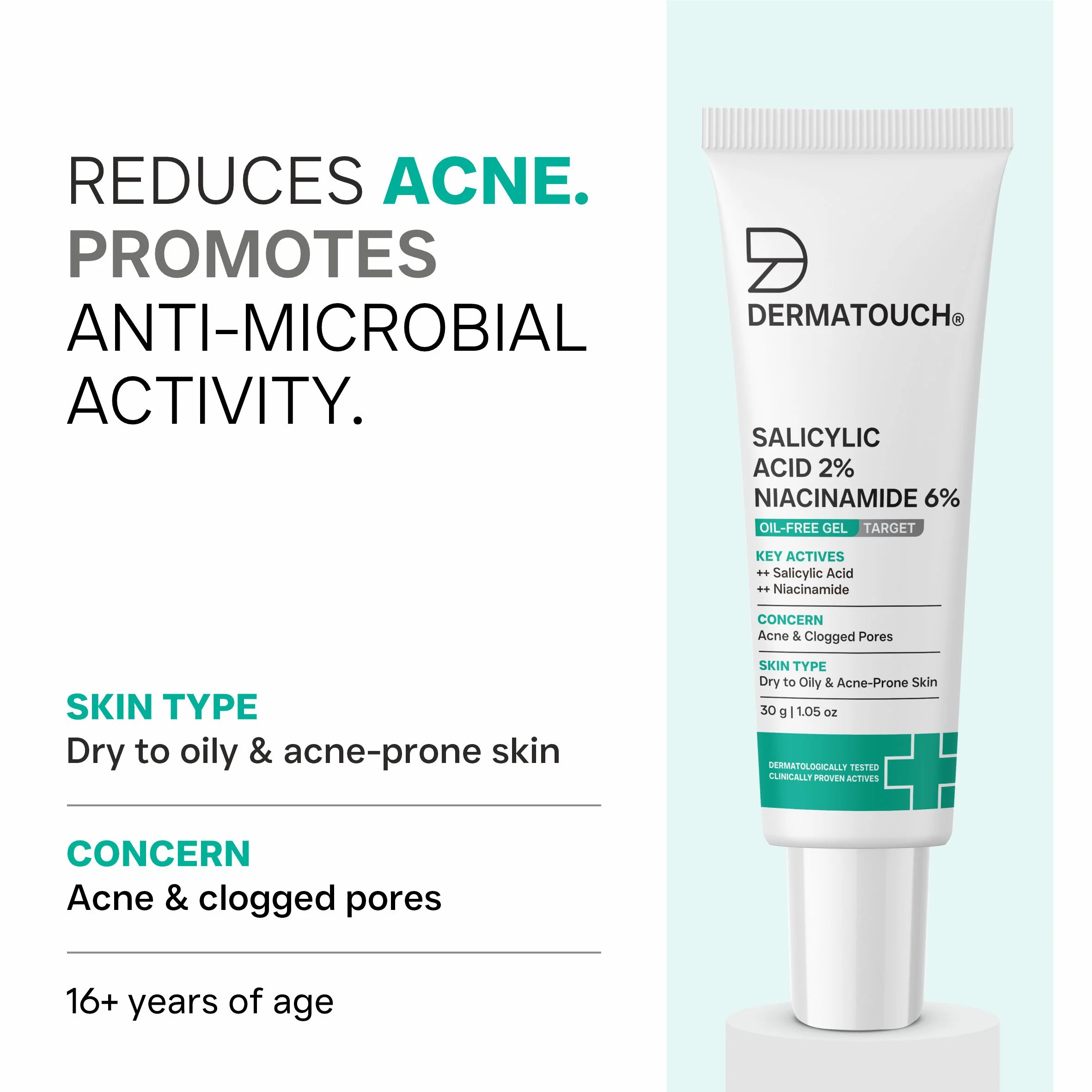 Salicylic Acid 2% Niacinamide 6% Oil-Free Gel 30g - Image 4